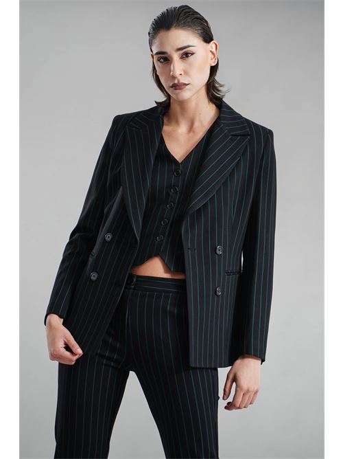 Giacca doppio petto GM by Gai Mattiolo | GM3577NERO/VERDE